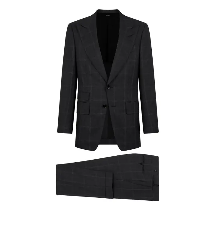 WINDOW PANE SHELTON SUIT DARK GREY online